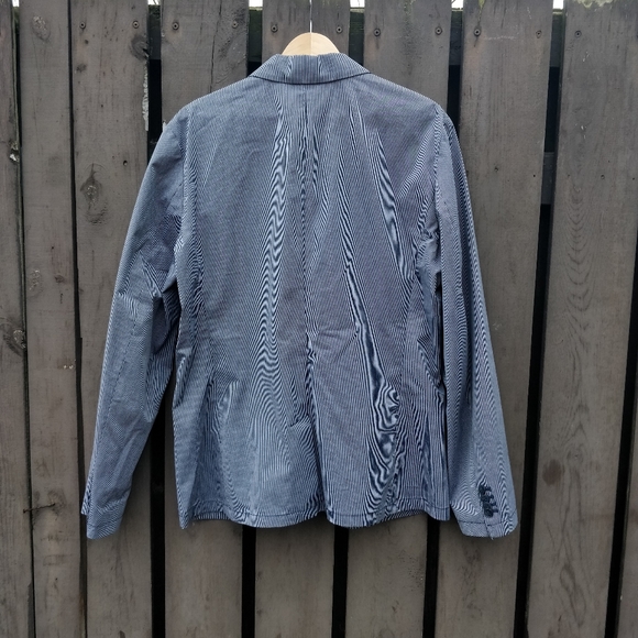 Pinstripe Armani Exchange Suit Jacket - Picture 5 of 8